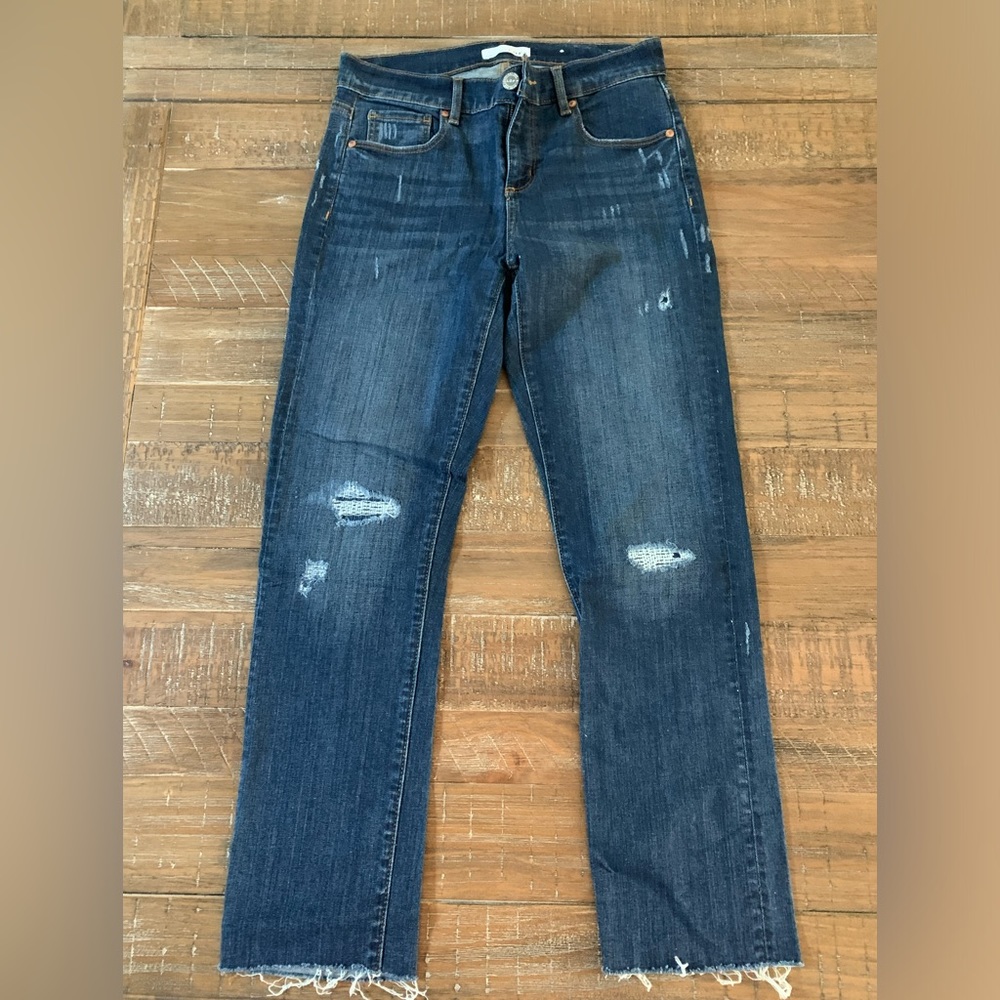 Loft cropped denim